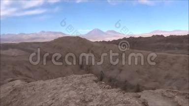 智利阿塔卡马沙漠的景观和自然
